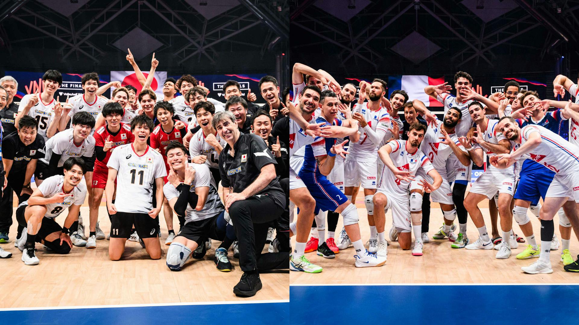Top-2 seeds fall as Japan and France forge VNL 2024 Men
